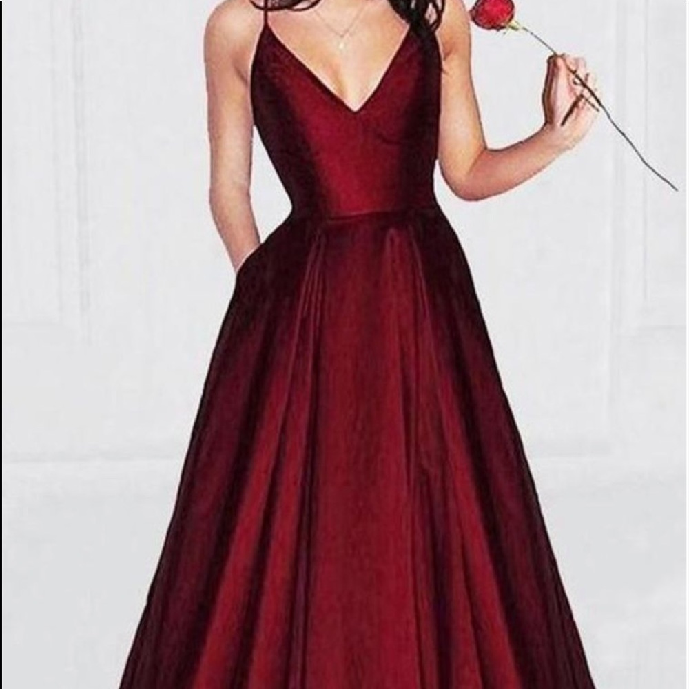 red dress